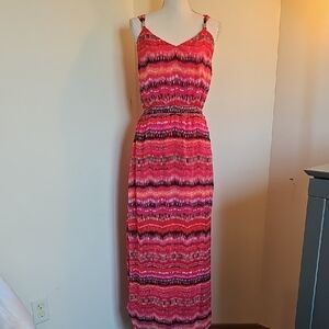 White House Black Market Multicolor Maxi Dress